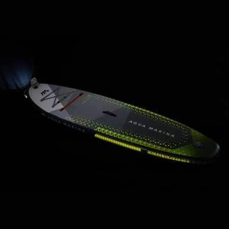 SUP-доска "Glow" 315х79х15см, Ambient Light System, киль, лиш, до 140кг