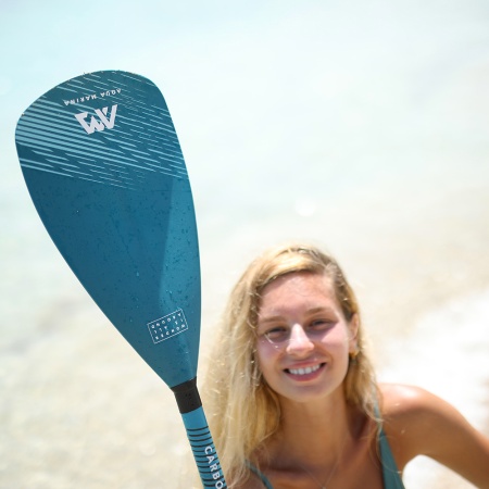 Весло карбоновое, 3-х секционное