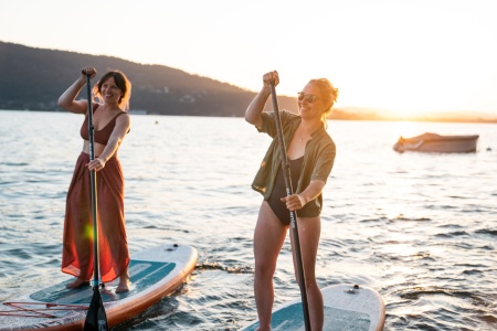 SUP-доска All-Round iSUP Tropic 10'10" 330х81х15см, насос, алюм. весло, лиш, киль, сумка, до 150 кг