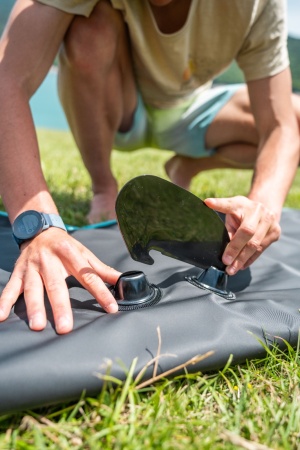 Надувная байдарка Kayak Glider-412 412x83х42см, весла, сиденья, киль, до 180кг