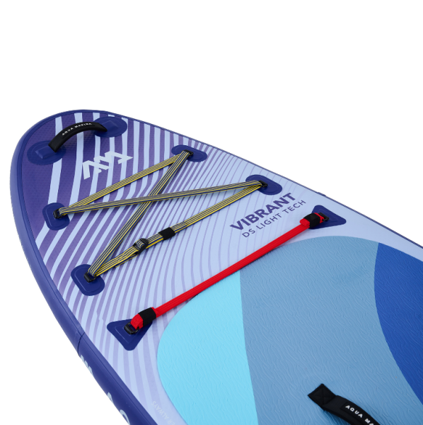 SUP-доска "Vibrant" 244х71х10см для детей, насос, весло, лиш, киль, ремнабор, сумка, до 60кг