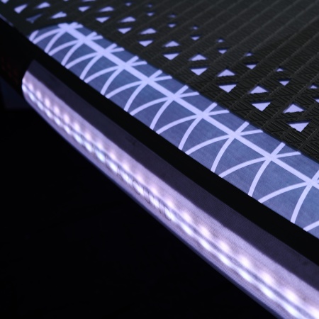 SUP-доска "Glow" 315х79х15см, Ambient Light System, киль, лиш, до 140кг